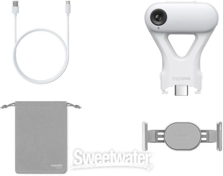 Insta360 Flow 2 Gimbal with AI Tracker - Summit White