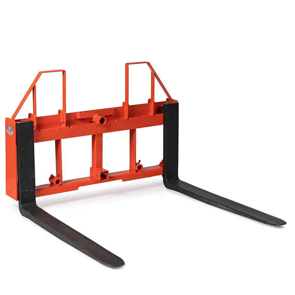 Titan USA Made Standard Series Step-Through Pallet Fork Frame, 36" Fork Blades