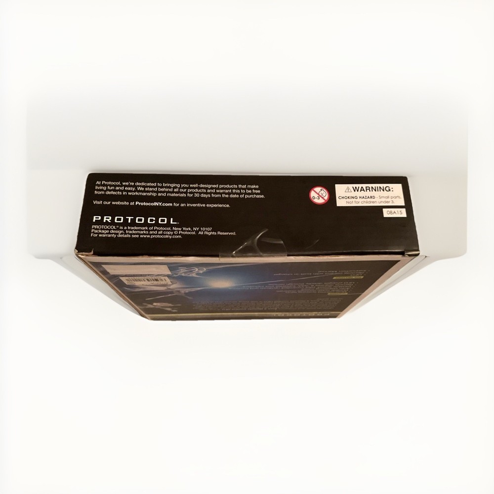 Protocol Aura X Remote Control RC UFO w/ Multi- Colored Lights Auto-Stabilizers
