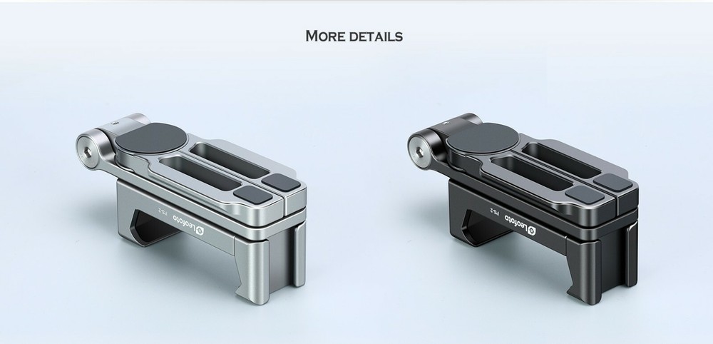 Leofoto PS-2 Multi-Functional Foldable Cellphone Stand Arca Cold Shoe Black