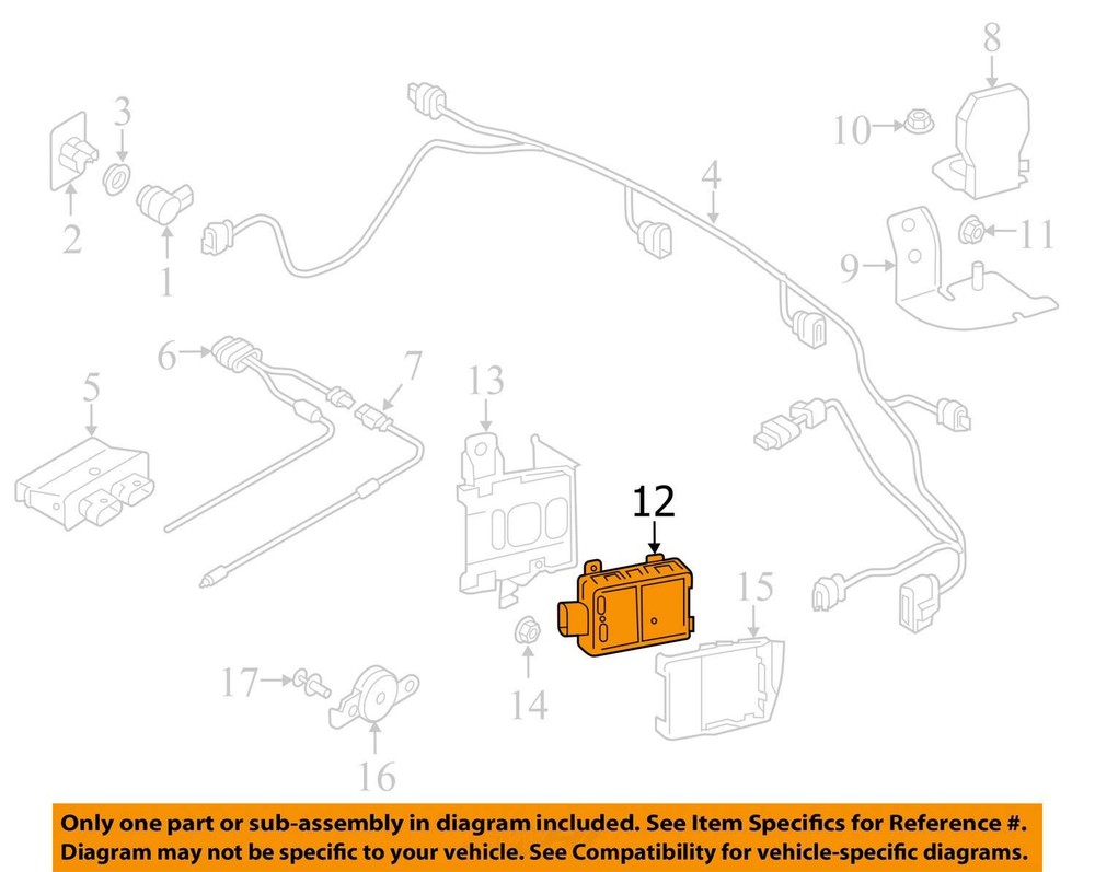 2019-2025 Audi A6 C8 Quattro Rear Left Or Right Object Sensor Control Unit OEM