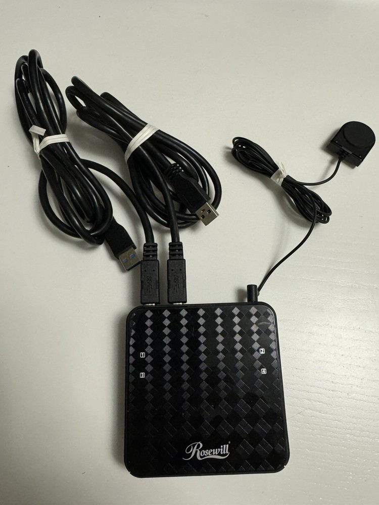 Rosewill 4 Port USB Cable KVM Switch SHIPPING b