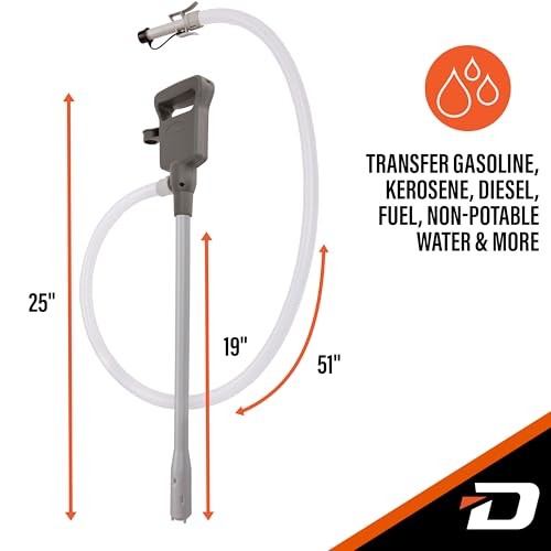Automatic Fuel Transfer Pump with Auto-Stop and Beep, Auto-Stop w/ Beep