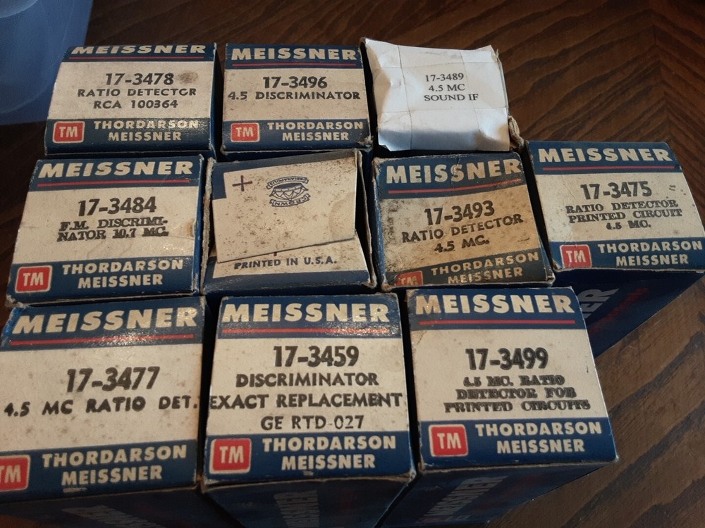 NOS Meissner IF transformer Lot 10pc