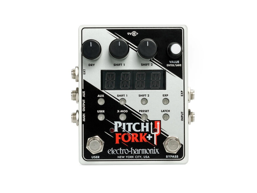 Electro Harmonix Pitch Fork Plus Polyphonic Pitch Shifter Pedal, New!
