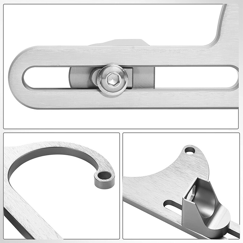 Aluminum Throttle Cable Carb Bracket For Holley 4150 4160 Carb 350 400 SBC