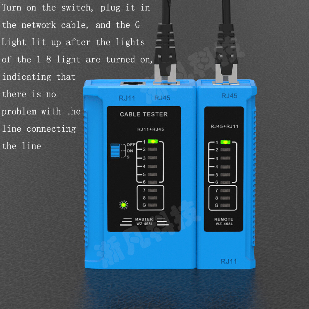 New Multifunction RJ45 Ethernet Cable Lan Tester Network Cable Tester Tools