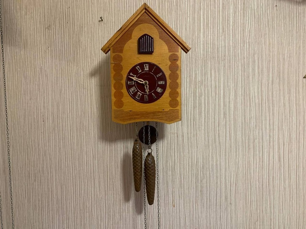 Soviet Vintage Cuckoo clock, USSR clock, Soviet working clock, Working cuckoo