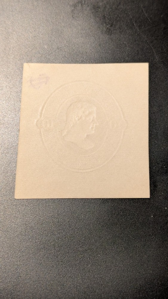 U.S. Envelope Stamp #U91 Cut Square Very Fine Mint
