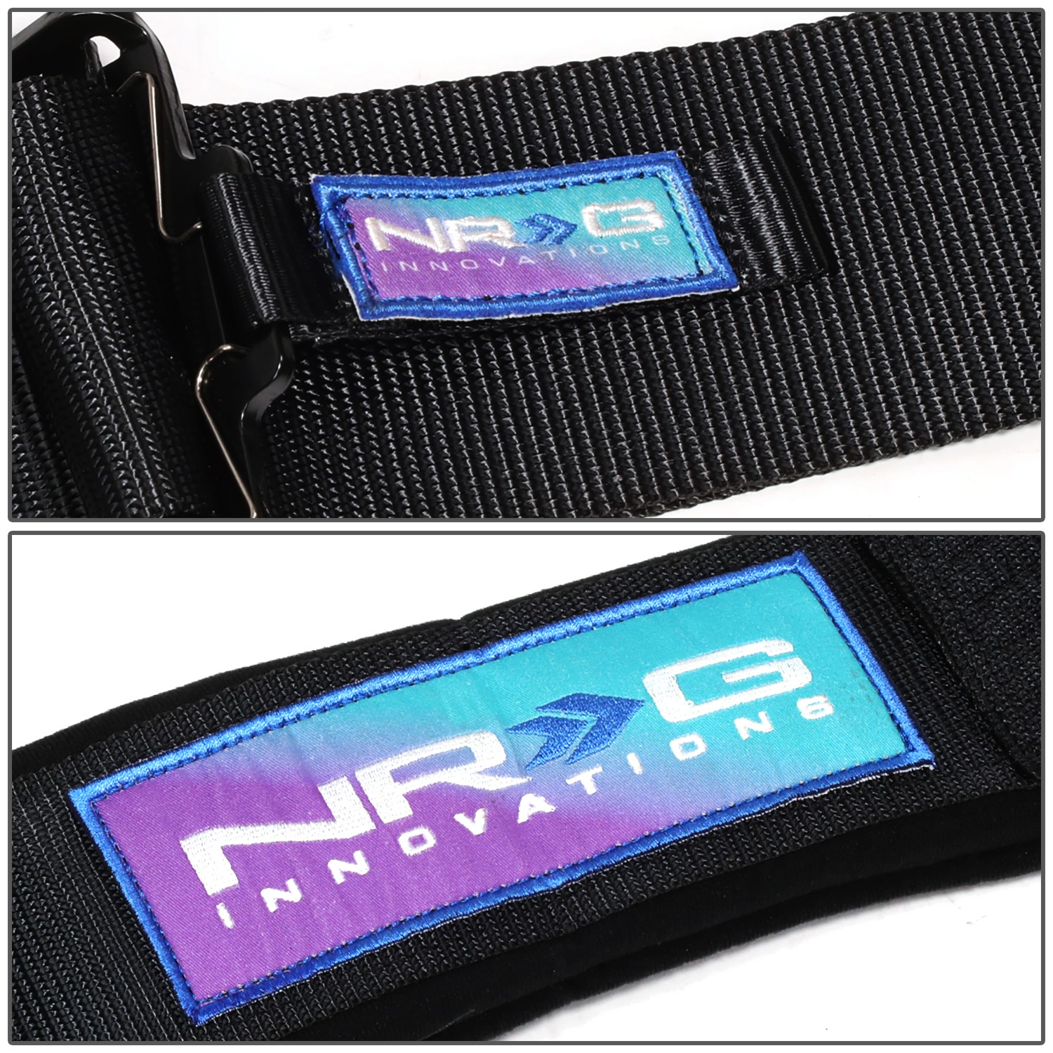 NRG INNOVATIONS SBH-B6PCBK 5-POINT 3"WIDTH SEAT BELT HARNESS W/CAM LOCK BUCKLE