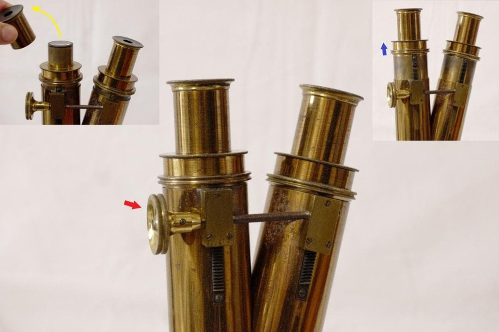 Antique Microscope Smith & Beck First Class Microscope