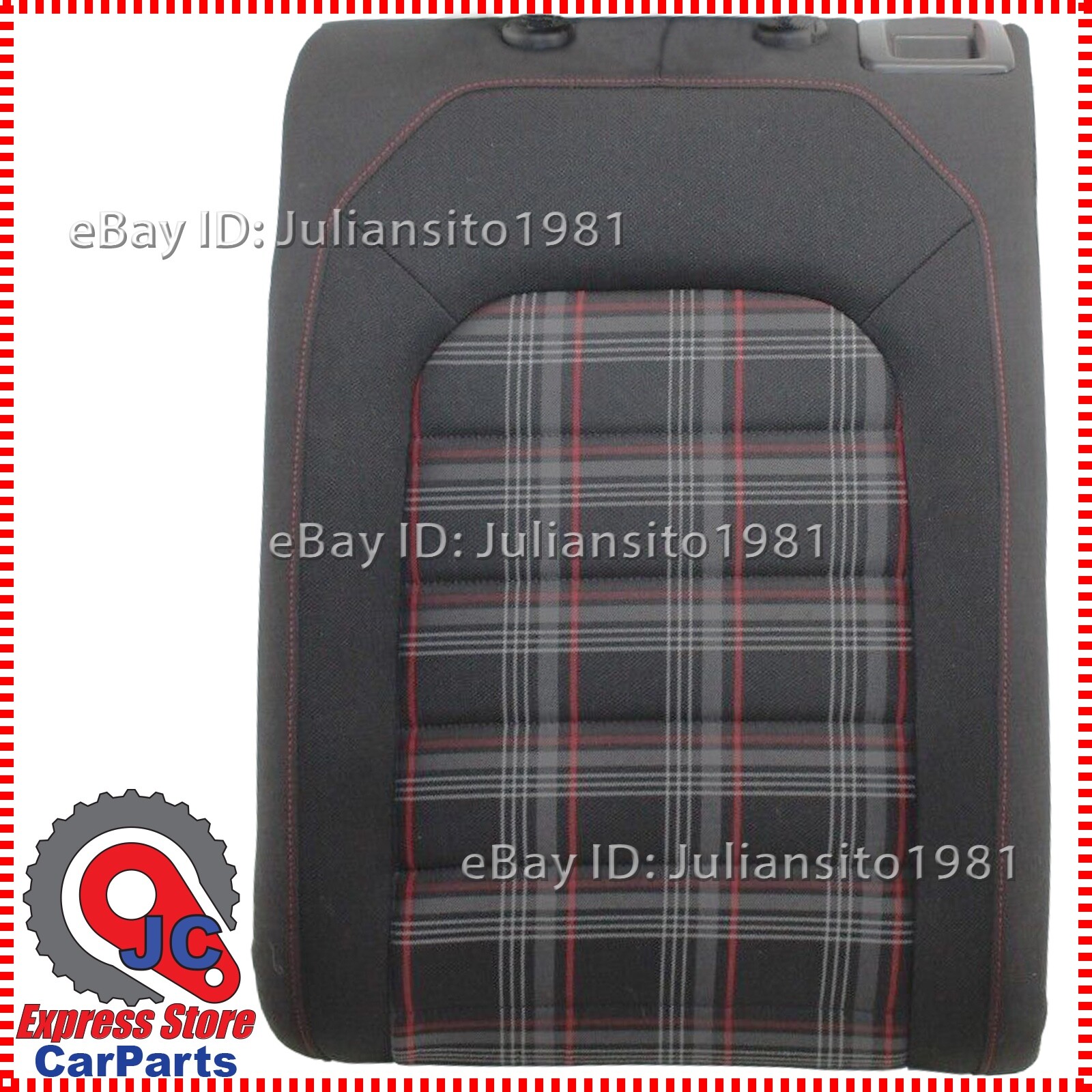 5GM881805R BBN VOLKSWAGEN GENUINE OEM GTI FRONT LEFT SEAT BACK COVER