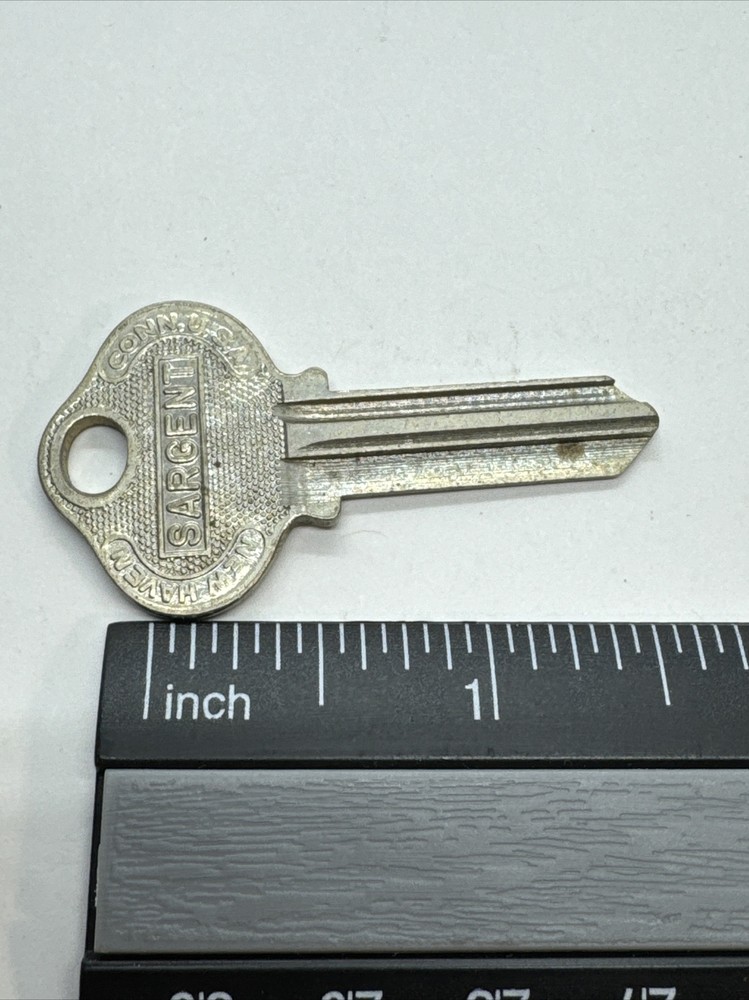 Vintage - Sargent T Uncut Key Blank