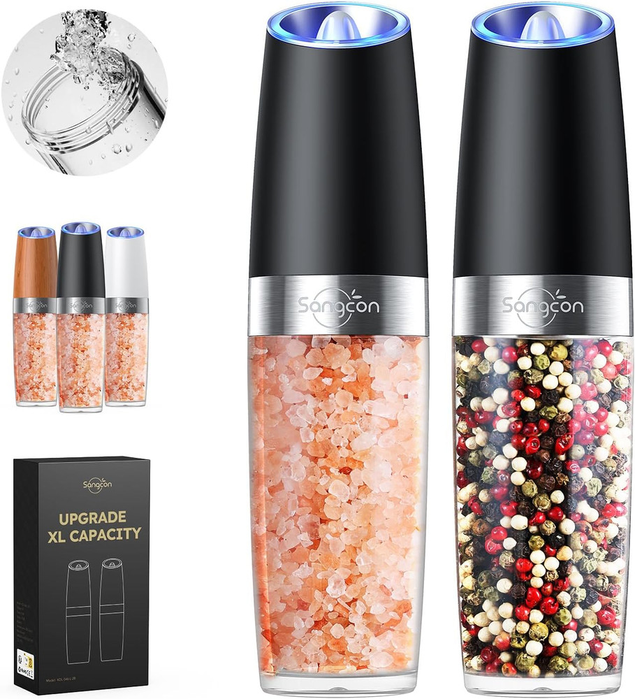 Gravity Electric Salt Pepper Grinder Set 9oz XL