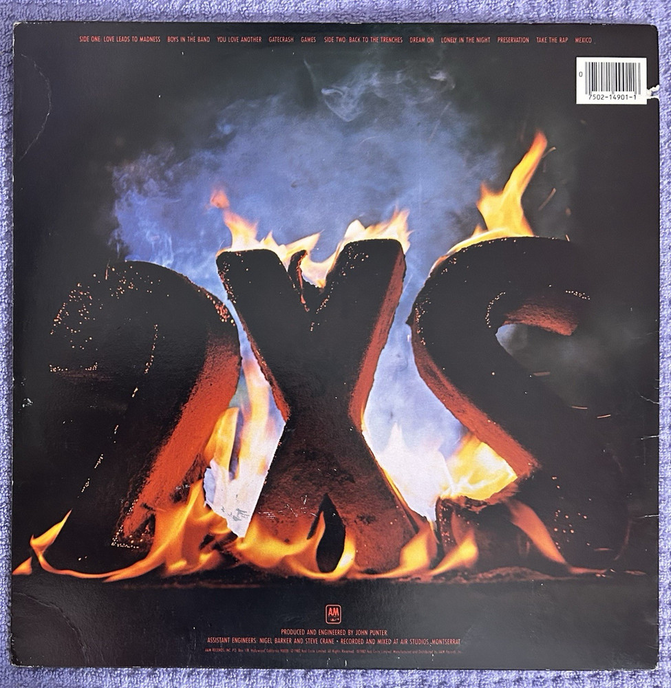 Nazareth "2XS" Vinyl - Autographed/Signed - Dan McCafferty + 4