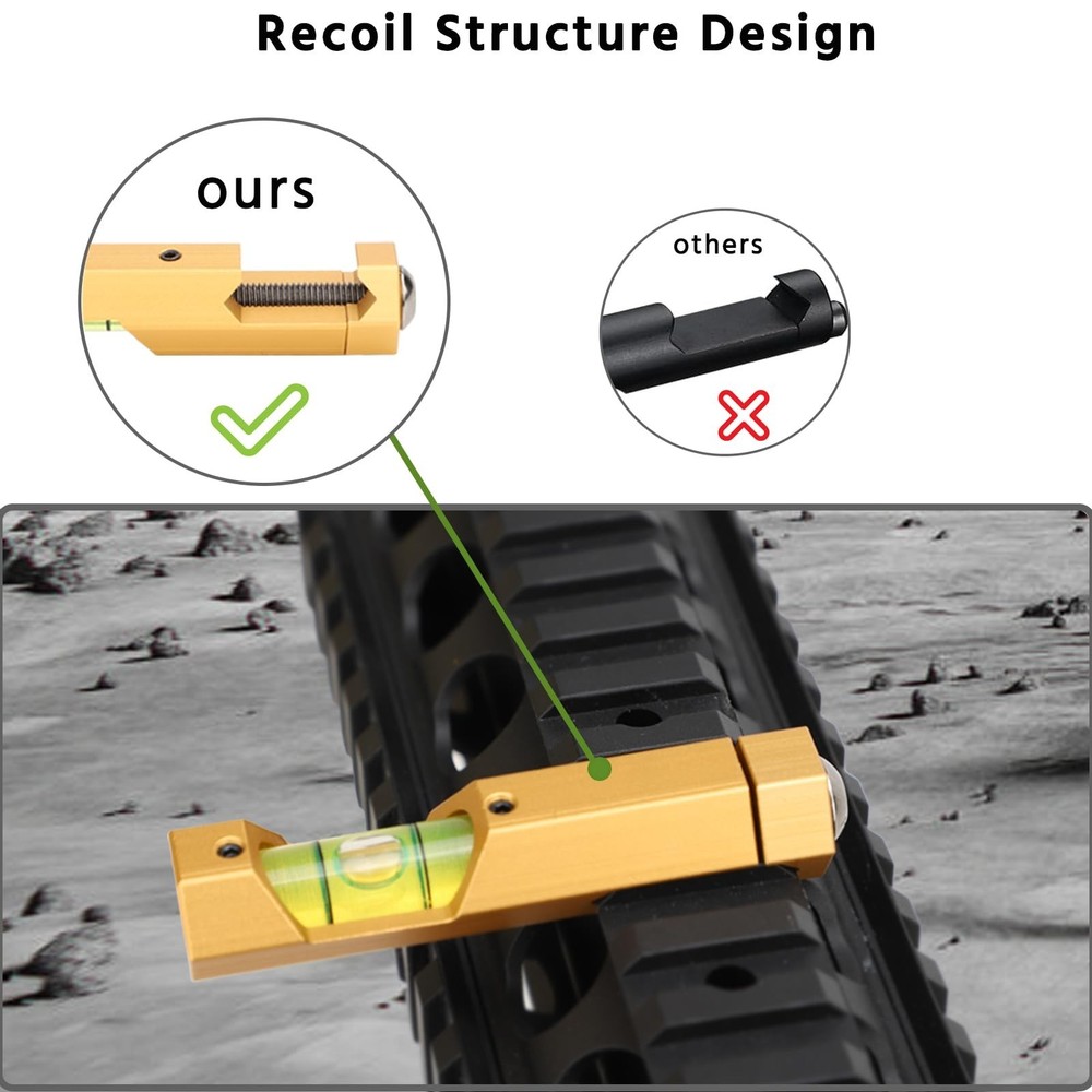 Scope Bubble Level Picatinny Level Scope Leveling Kit Professional Design Hig...
