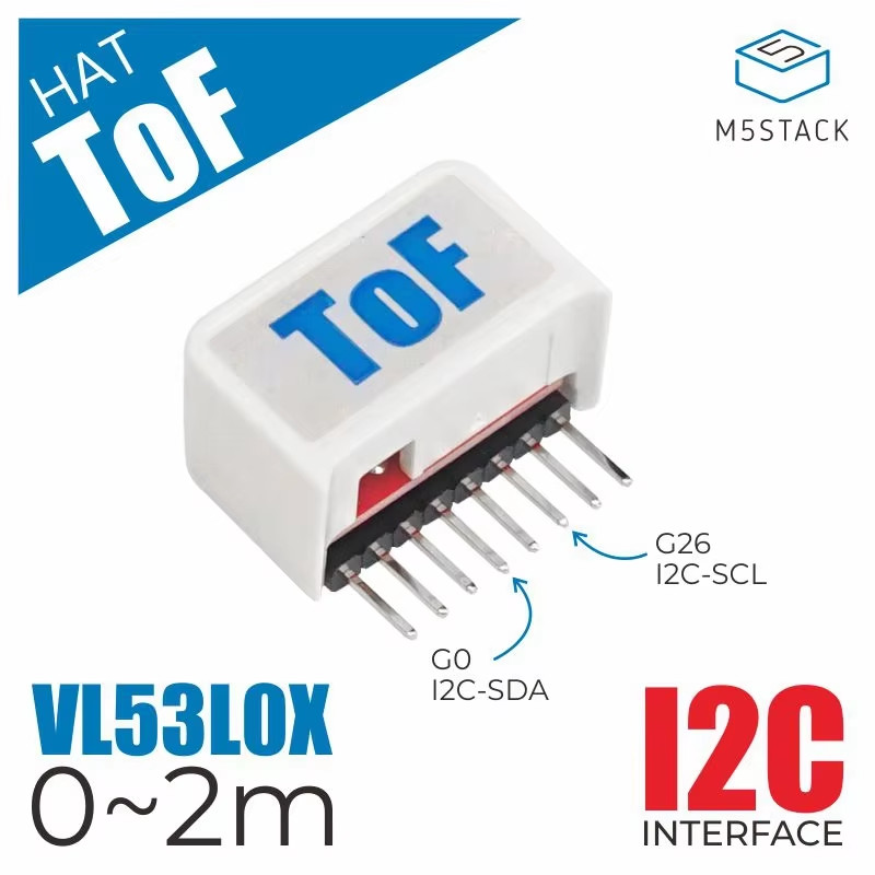 M5Stack Official M5Stickc Tof HAT(VL53L0X)