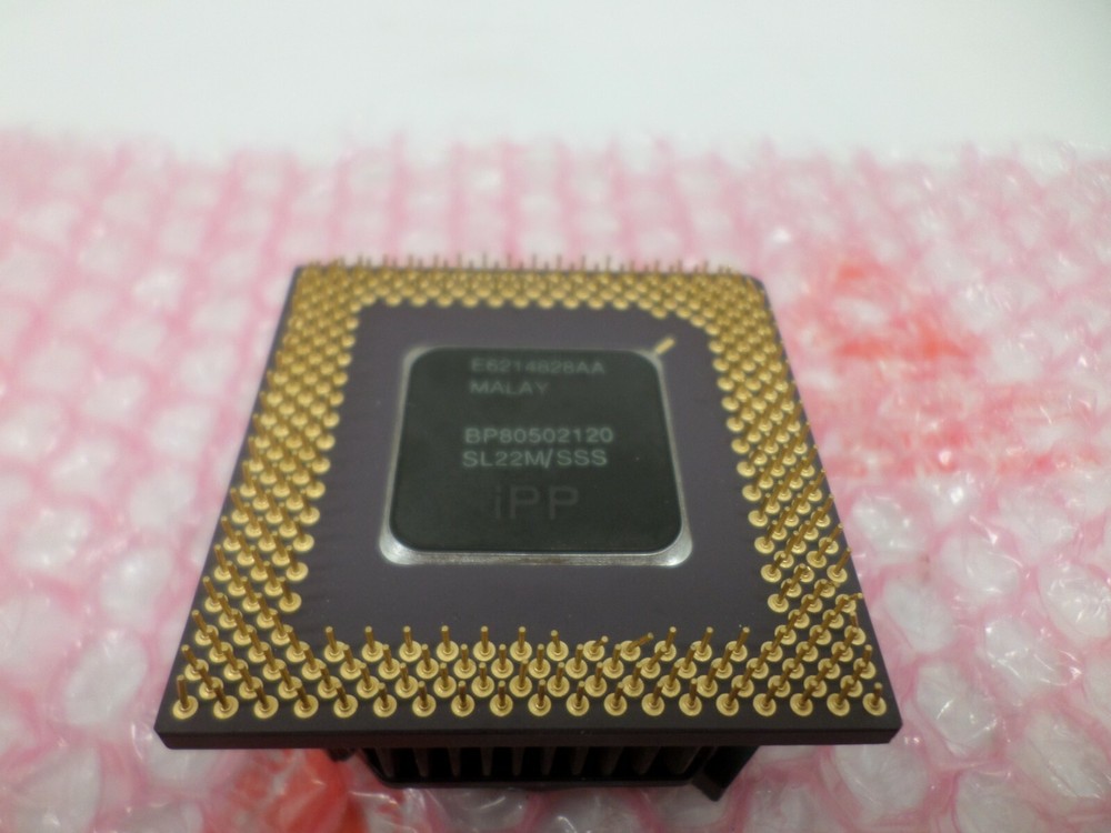 Intel Pentium Ceramic CPU / Microprocessor 120 MHz SL22M/SSS p/n BP80502120