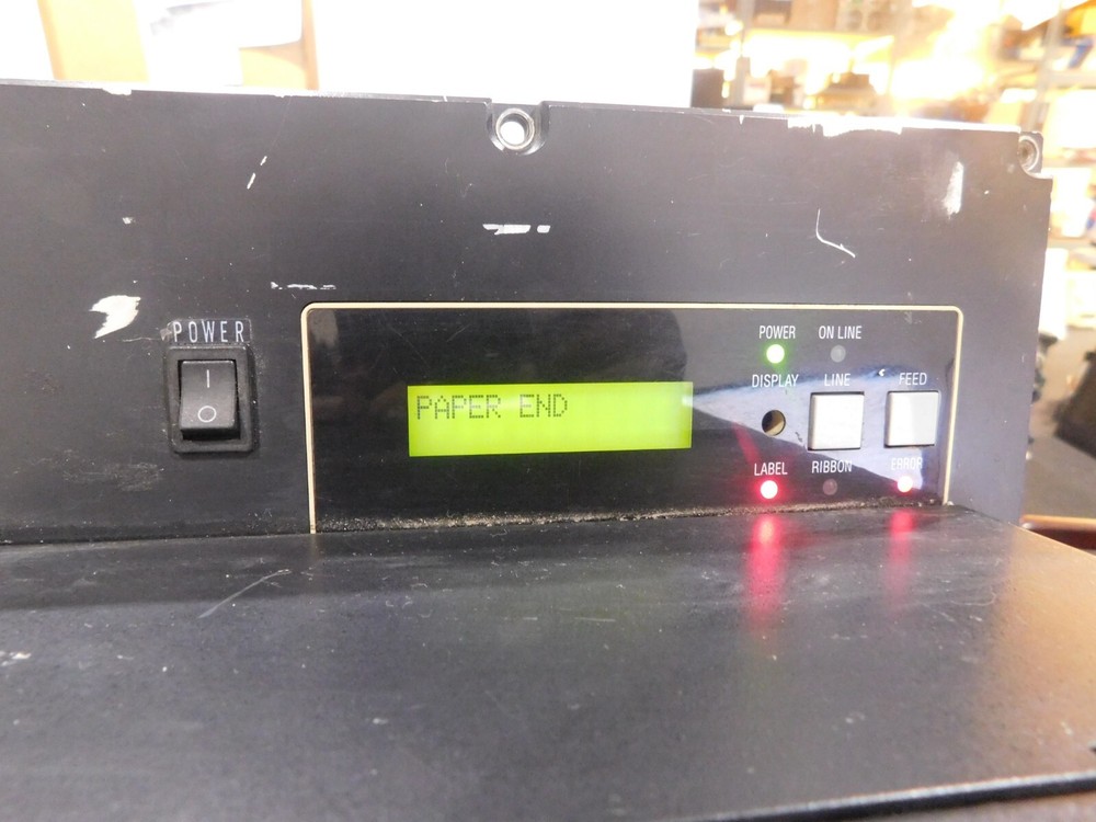 Sato (Label-Aire) Model: M-8485S Barcode Printer.
