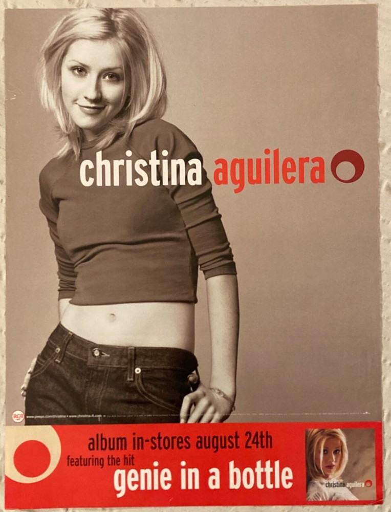 Christina Aguilera 1999 Promo Poster J