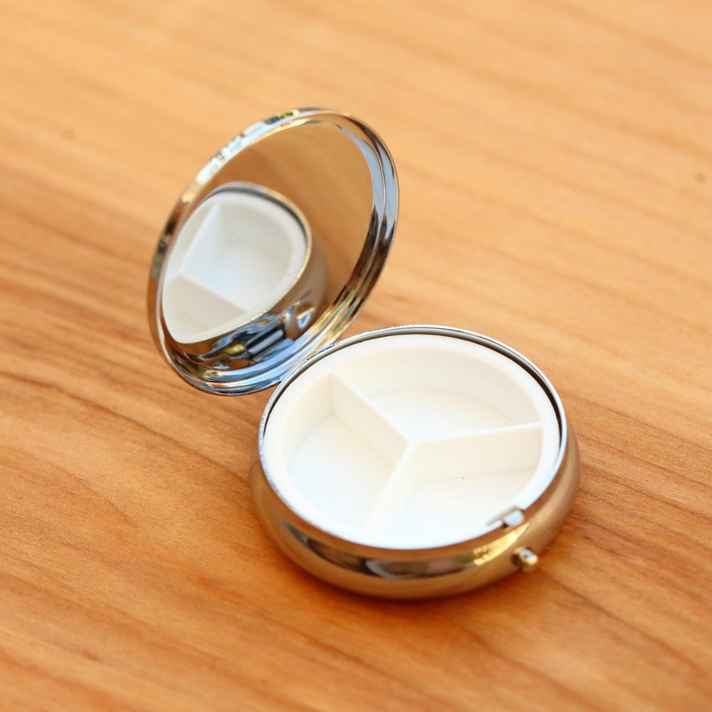 Get Stronger Medicine Vitamin Compact Pill Box