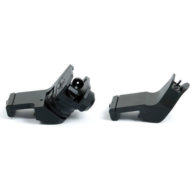 Tactical 45 Degree Offset Back Up Sights Rapid Transition BUIS