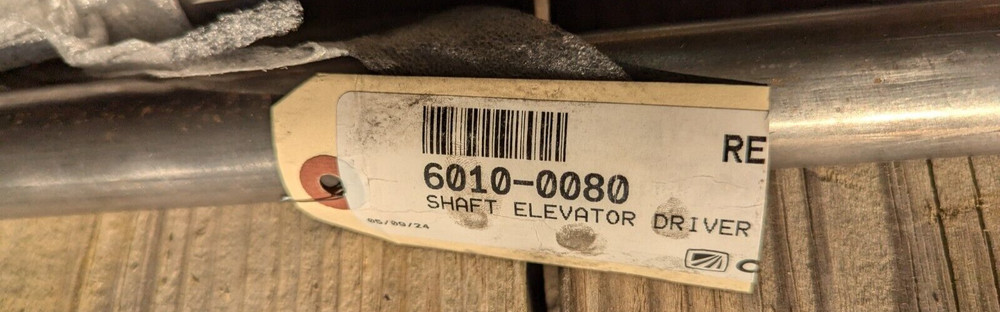 New Elevator Driver Shaft 6010-0080 Oxbo (G2BD)