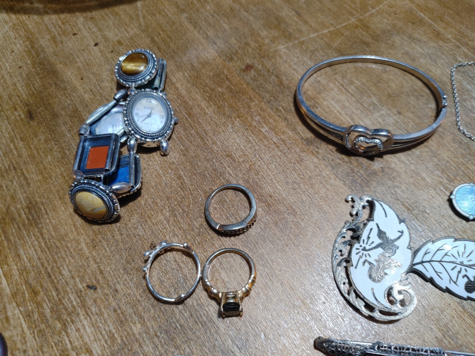 Large Sterling Silver Jewelry Lot 296 Grams