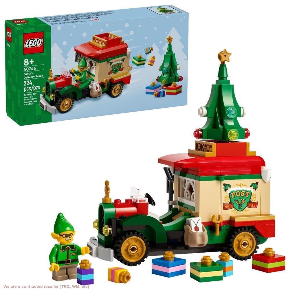 LEGO Santa's Delivery Truck Building Toy for Christmas 40746