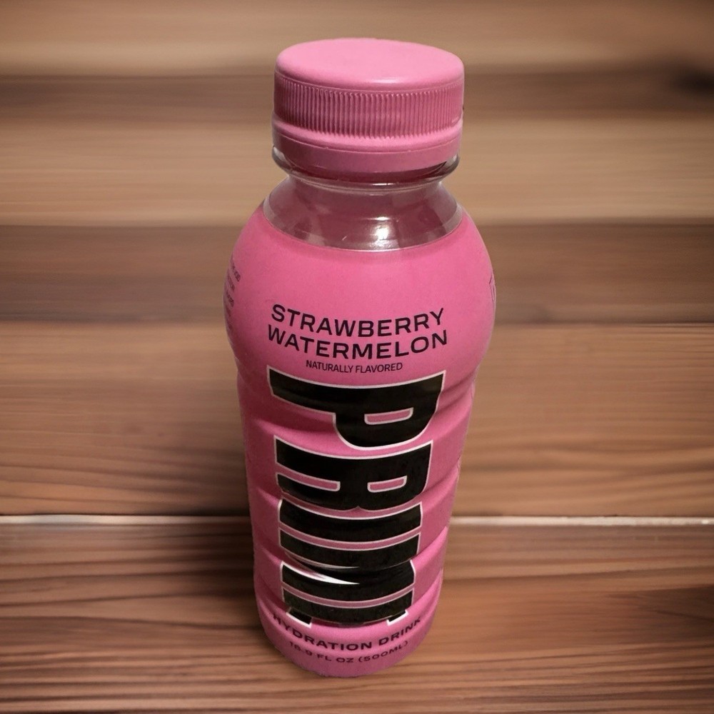 Prime Hydration Strawberry Watermelon Drink 16.9 oz Bottle Pack