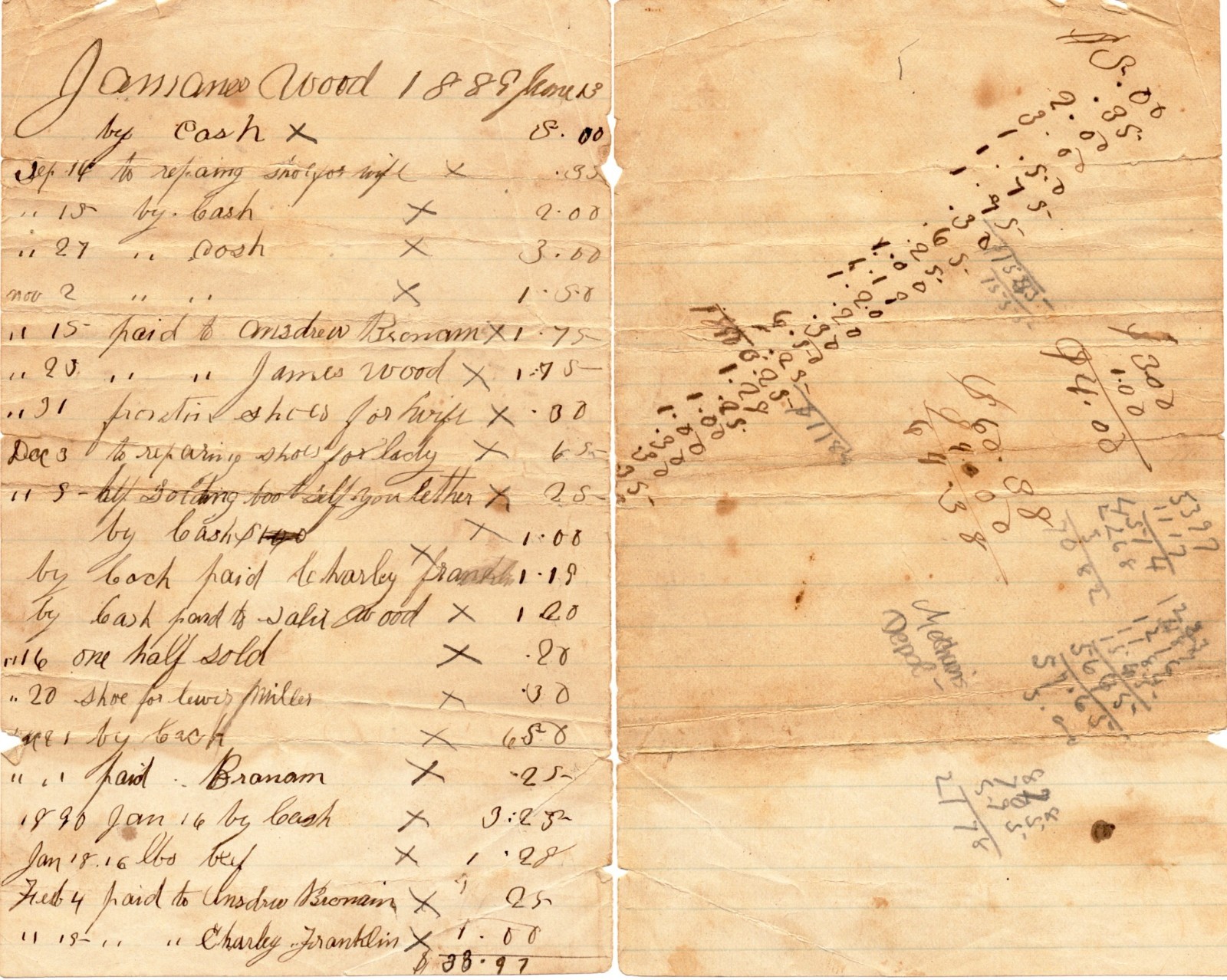 Virginia Ephemera Lot 1870–1920 – Orange, Albemarle, Somerset, Barboursville