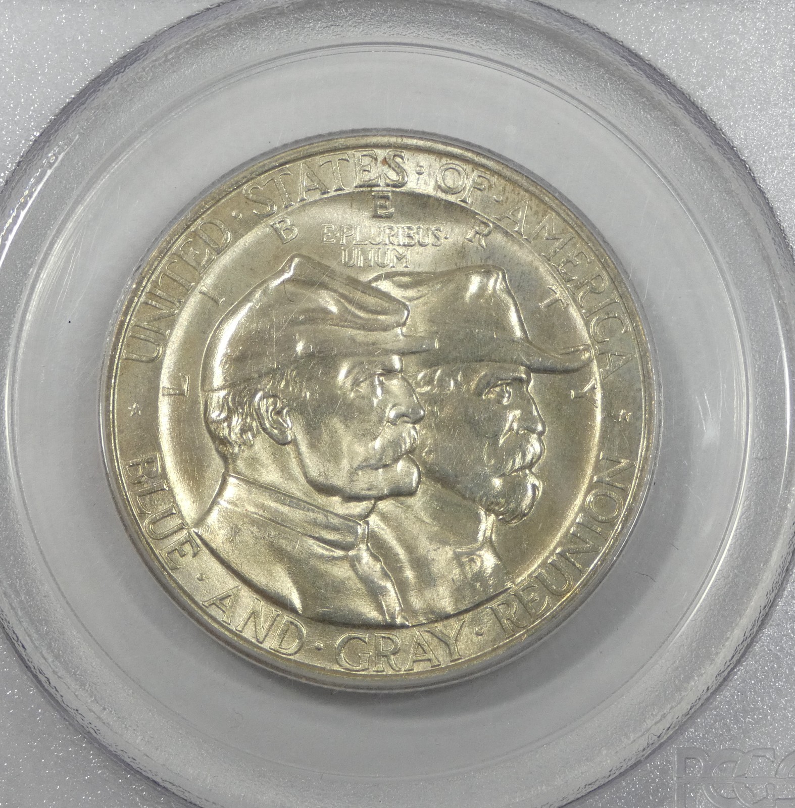 1936 Battle of Gettysburg Anniversary Commemorative Silver 50c CAC & PCGS MS 64