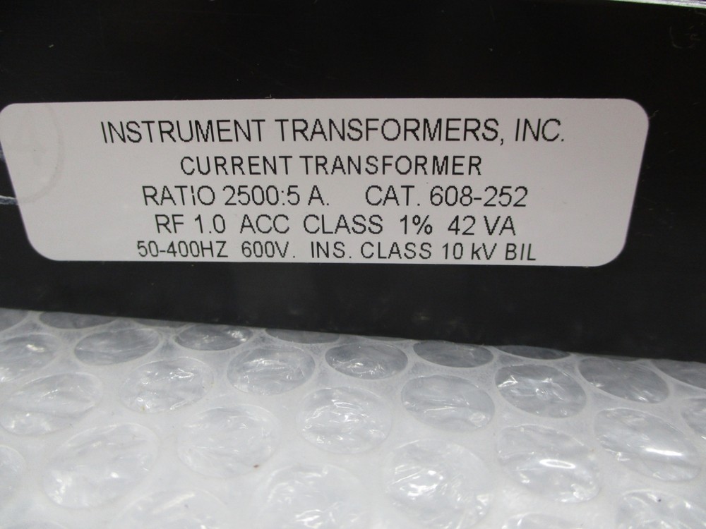 INSTRUMENT TRANSFORMER 608-252 TRANSFORMER NSNP