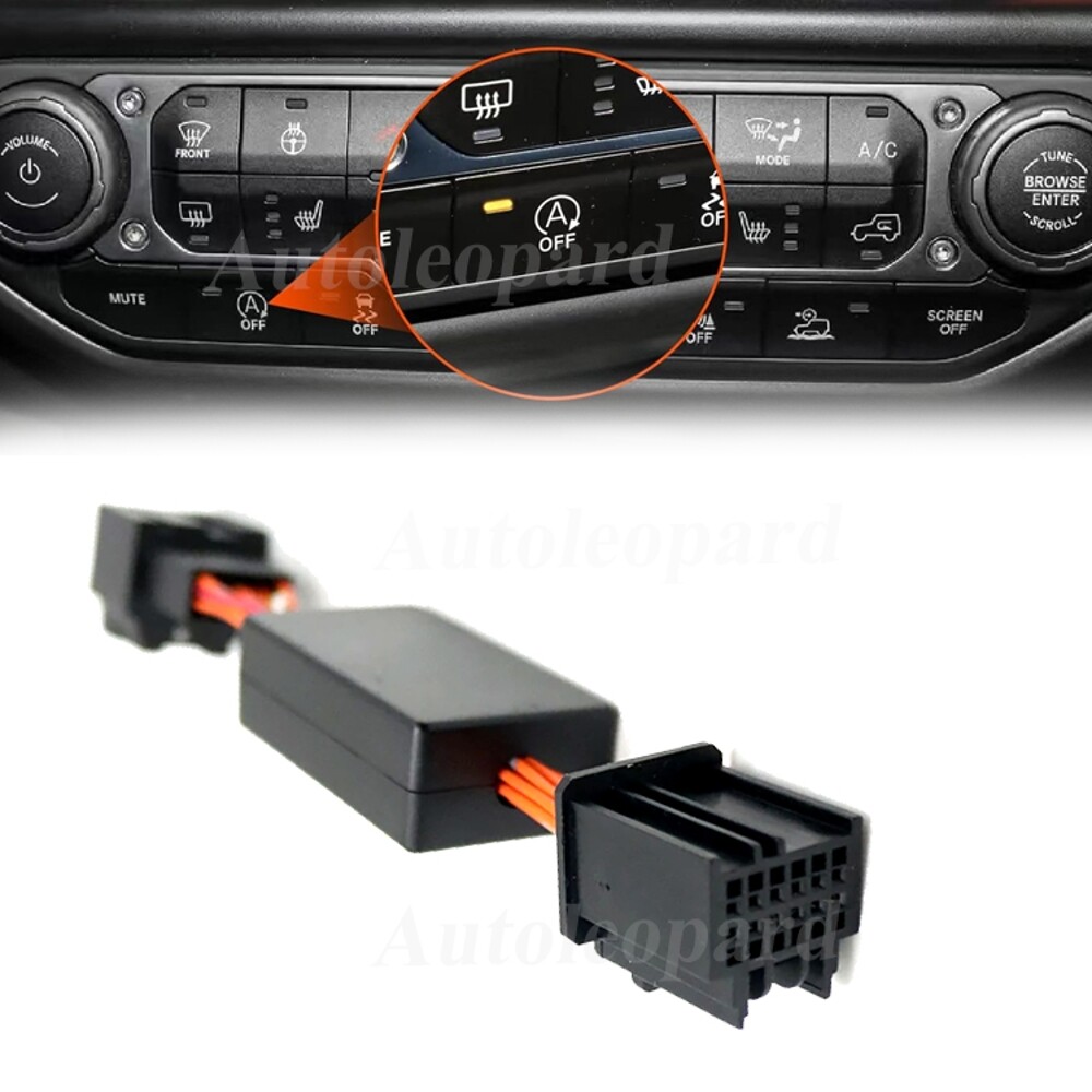 Auto Start Stop Eliminator Engine System Cable for 2018-23 Jeep Wrangler JL JLU