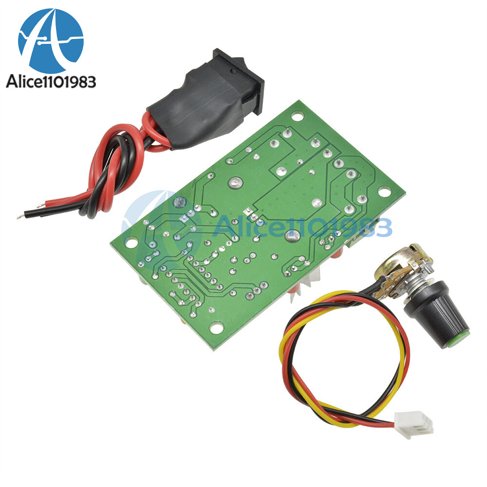 6-30V DC Motor Speed Controller Reversible PWM Control Forward / Reverse switch