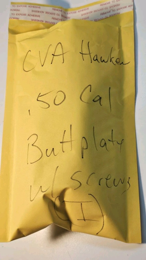 CVA Hawken Sidelock Muzzleloader Buttplate W/ Screws (I)