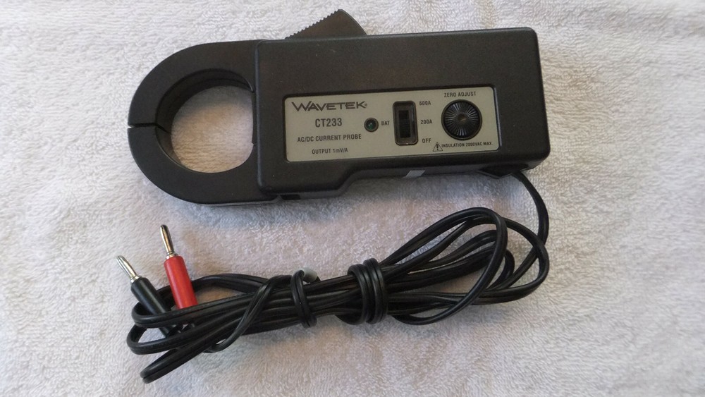 Wavetek CT233 AC/DC Current Clamp