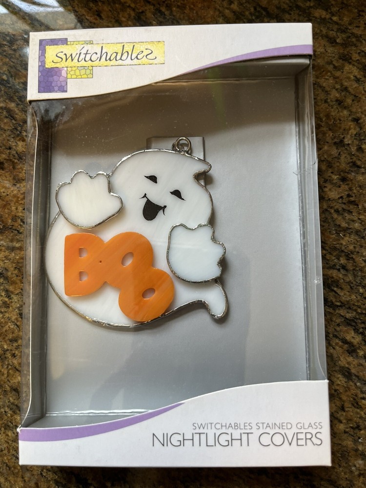 Switchables Stained Glass Nightlight Cover - Ghost Boo (Cover Only)