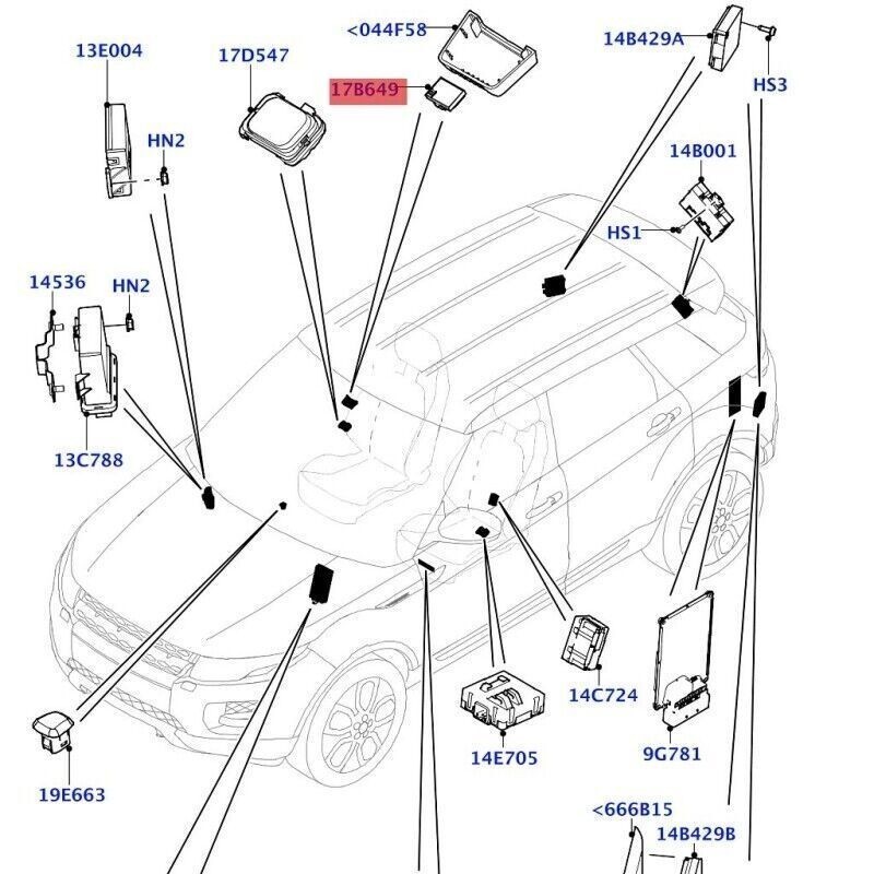 Windshield Humidity Temperture Sensor For Land Rover Discovery For Jaguar XF XE