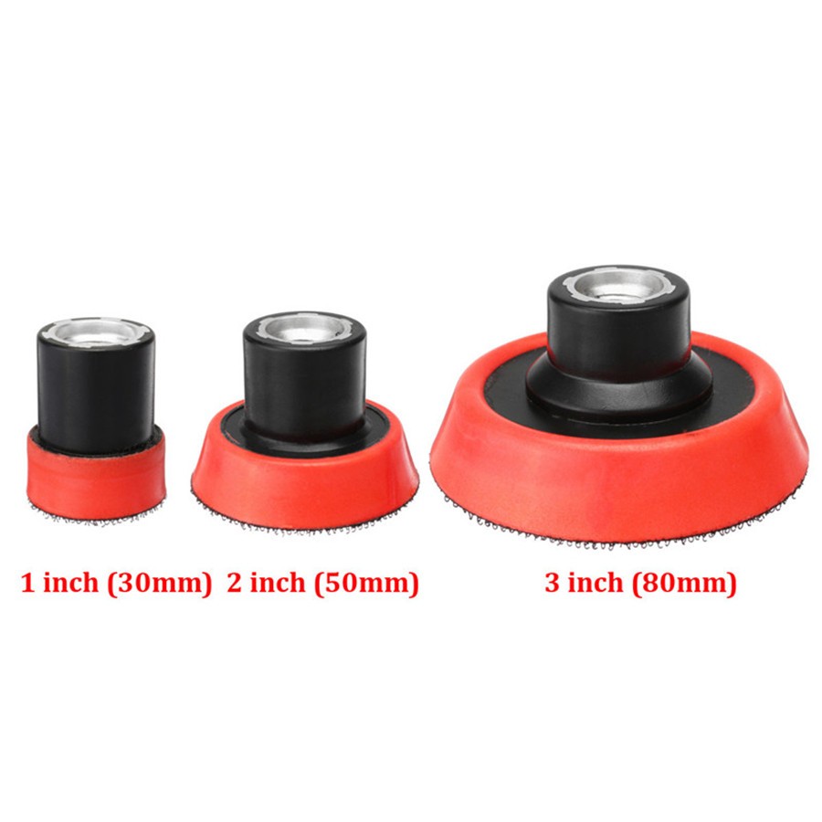 29Pc/Set Drill Buffing Buffer Polishing Pad Mix Size M14 Backing Pad Adapter USA