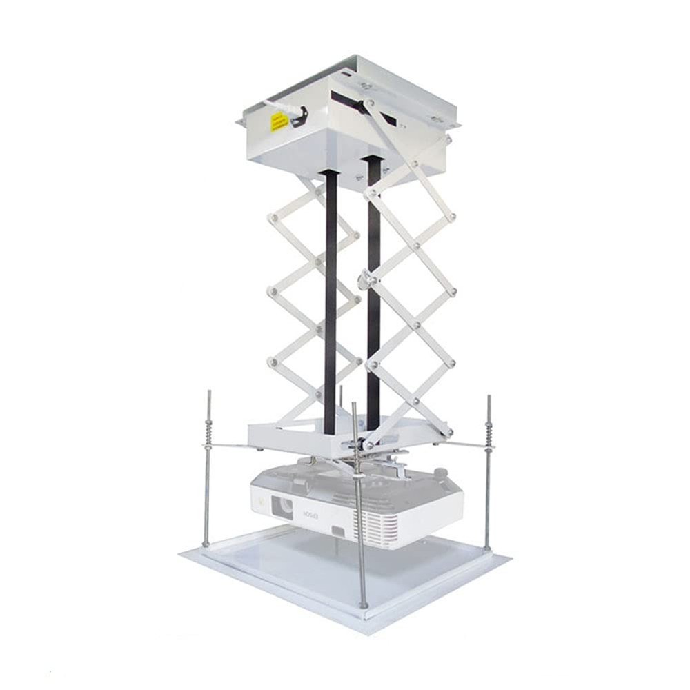 INTBUYING Electric Projector Ceiling Mount 39In Hidden Ceiling Projector Mount