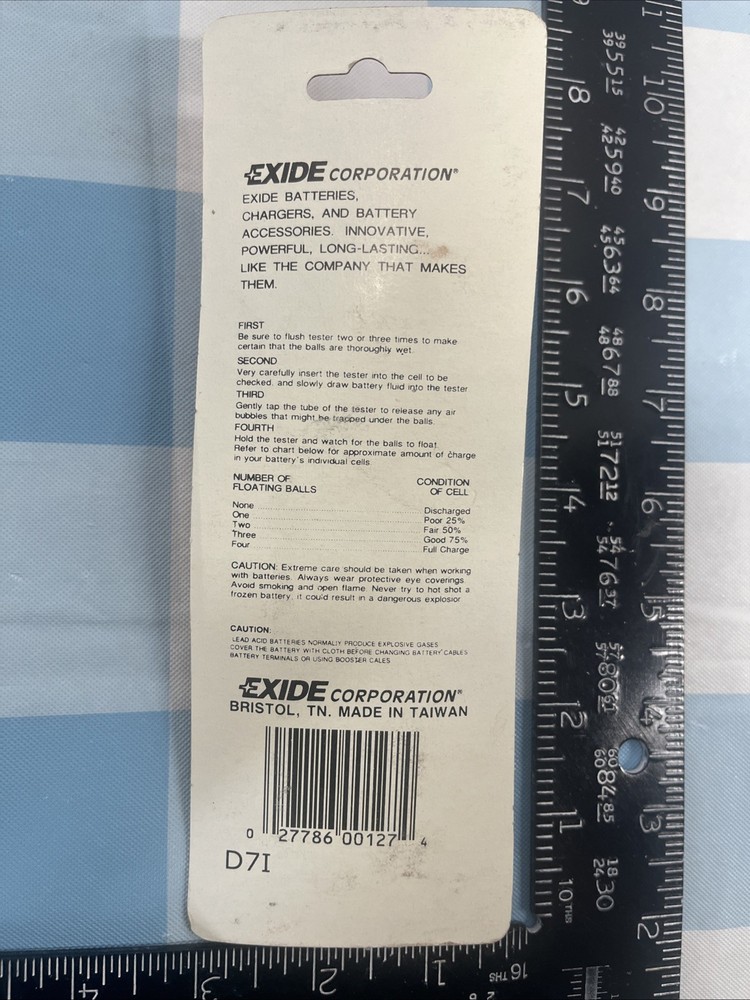 Exide Battery Tester 7000127 B127BPE