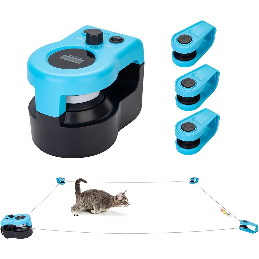 Interactive Cat Running Wheel Toy, Prevents Boredom & Obesity, Remote Control