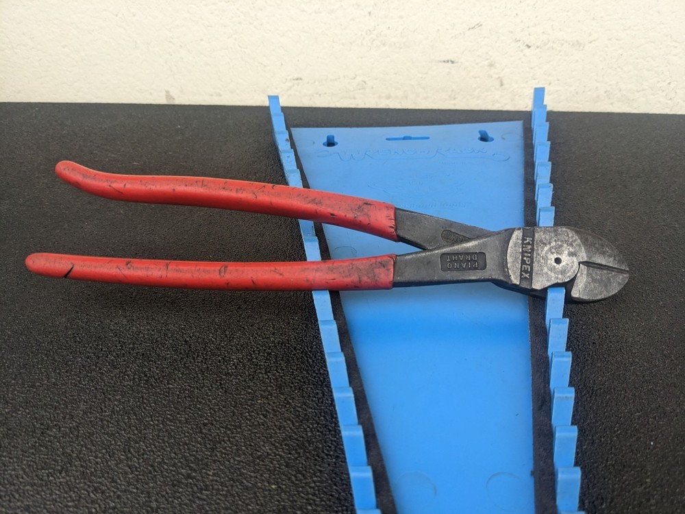 #bl371 Knipex 74-250 10" High Leverage Diagonal Cutters Red Handles