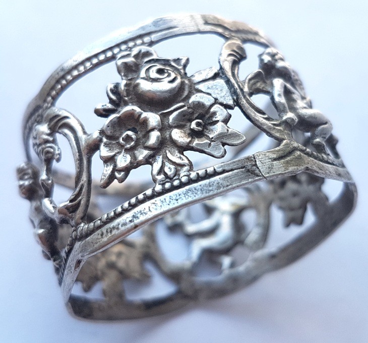 Napkin Ring ALBO Silver about 1950 AL704