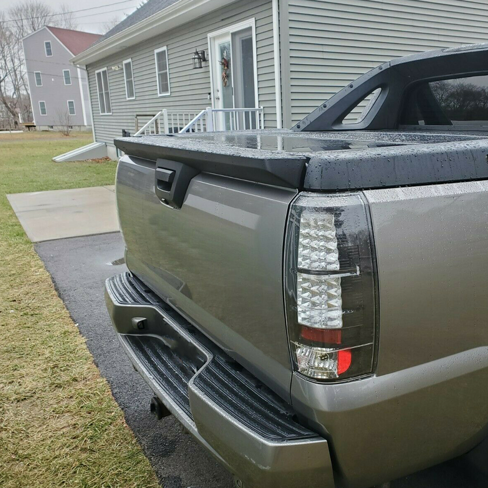 Rear Tailgate Spoiler Molding Trim Cover Molding For 07-13 Avalanche Escalade