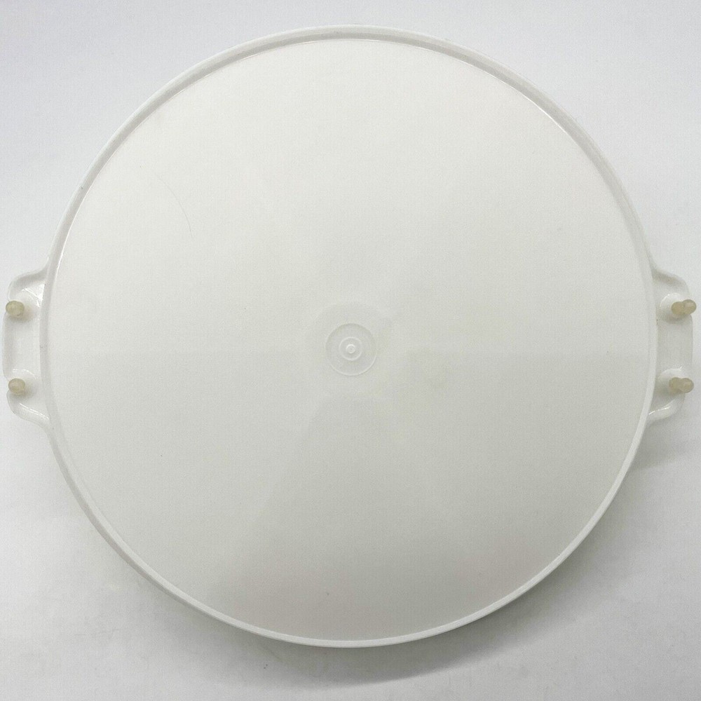 Tupperware 13" White 6 Way Storage/Snack/Veggie Container Removeable Handle/Lid