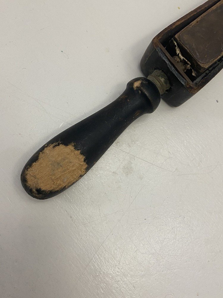 leather razor strop vintage pigskin