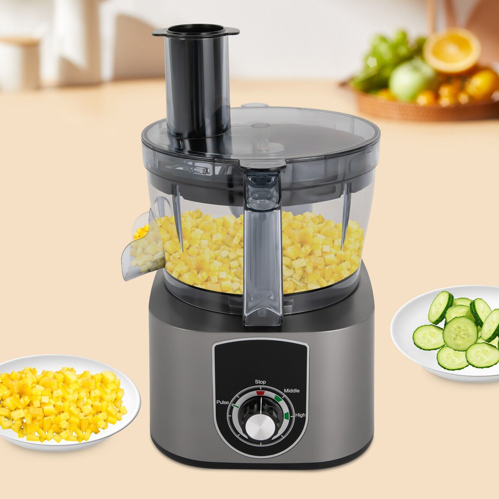 3-In-1 Electric Vegetable Slicing Machine Fruit Dicing Machine Food Processor