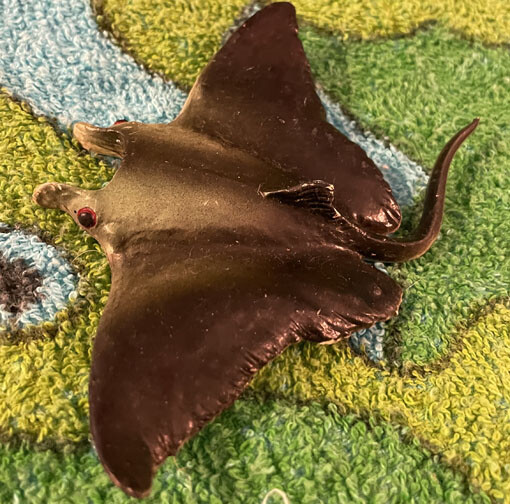 Manta Ray -  Small Polyvinyl AAA